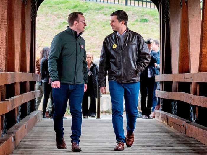 June 16, 2018: Pete and Chasten tied the knot in South Bend with 200 guests.