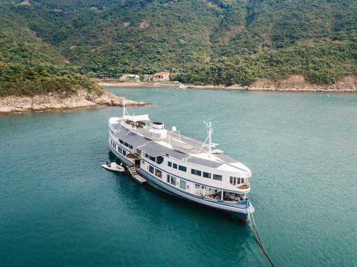 After buying the Golden Star, the owner went about converting the ferry boat into a weekend retreat.