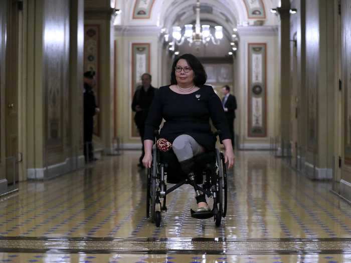 Tammy Duckworth is the first woman with a disability elected to the House and the Senate.