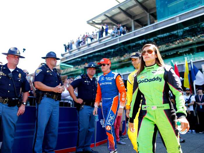 Danica Patrick was the first woman to lead the Indy 500 and the first to win the pole position at the Daytona 500.