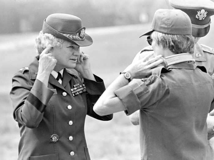 Mary E. Clarke was the first woman to achieve the rank of major general in the United States Army.