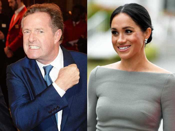 February 2019: Morgan tells the Mirror that Markle "told other members of [