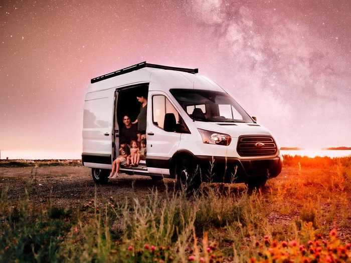 The biggest draw to van life for Tamika Rascon, her husband Ryen, and their four kids is the freedom the 60-square-foot van offers.