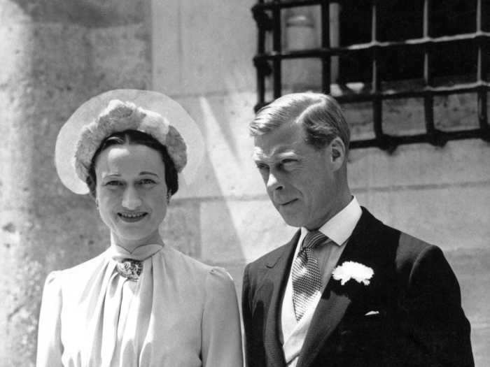 Edward and Simpson were married in a French chateau in June 1937 with relatively little fanfare. No member of the royal family attended.