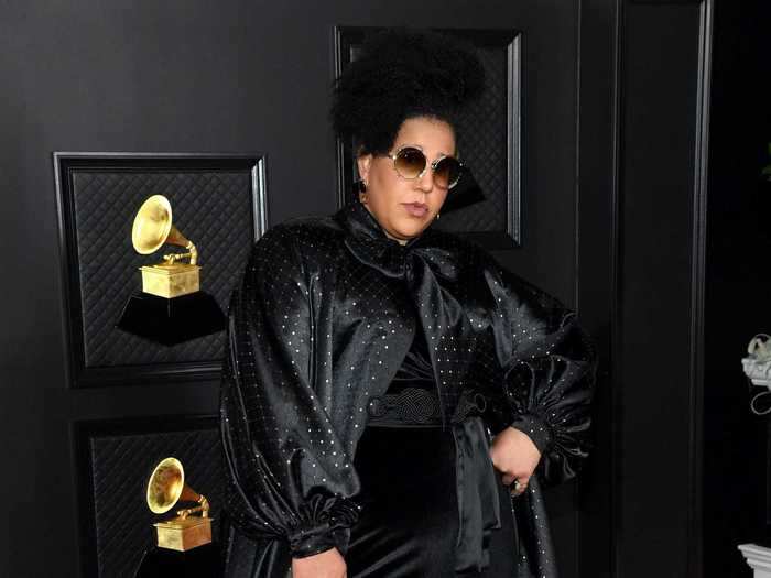 Brittany Howard brought the drama in an all-black outfit.