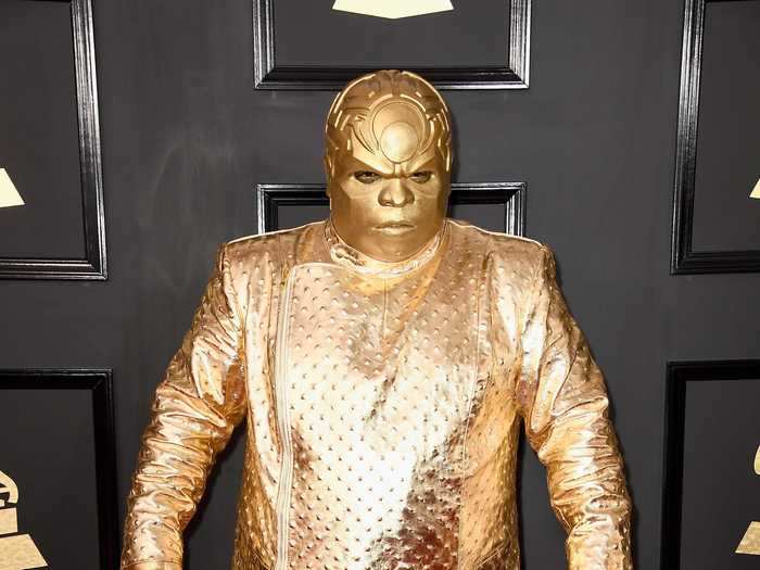 CeeLo Green wore head-to-toe gold at the 2017 ceremony.