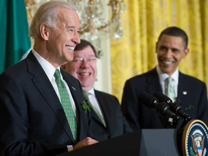 Biden has invoked and referenced Irish poets - and musicians - in a number of his speeches.