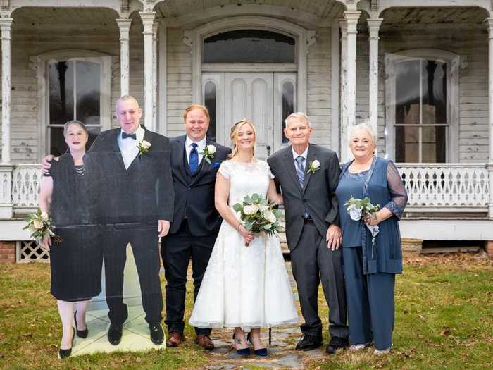 Other photographers took unprecedented measures to make sure all family members were included.