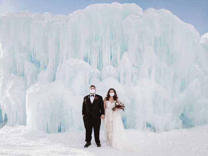 Some couples traveled to remote locations for their weddings.