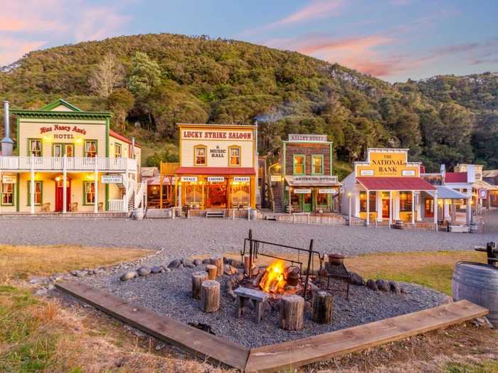 A replica Wyoming frontier town in a remote New Zealand Valley is selling for $7.5 million American dollars.