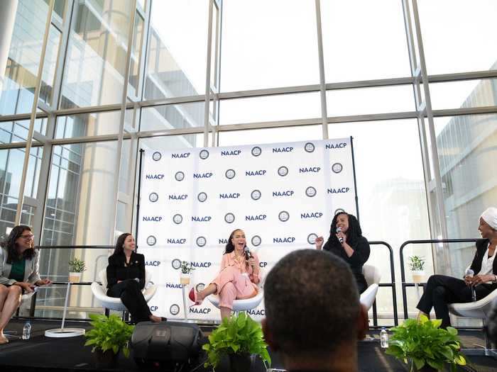 September 11, 2019: The Squad appeared at a Congressional Black Caucus conference in Washington, DC.