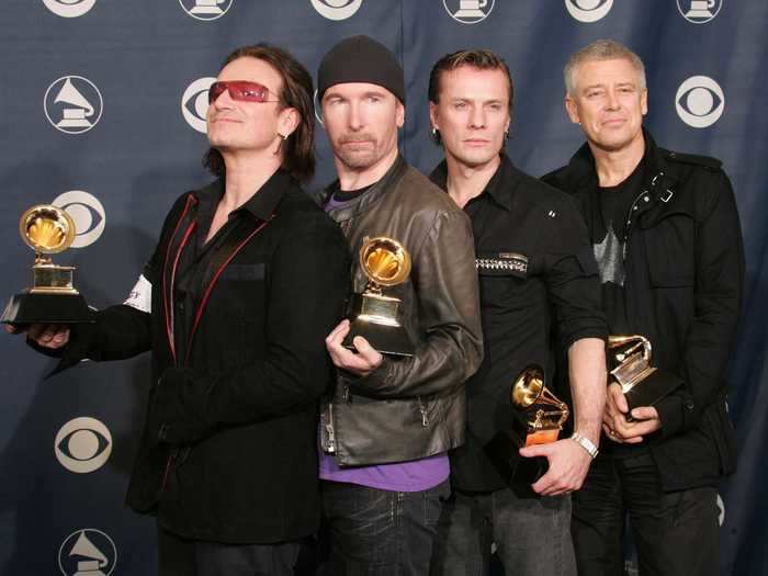 The band with the most Grammys is none other than Irish export U2, with 22 wins.