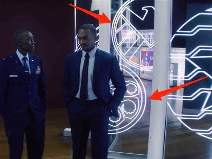 Symbols for Hydra and S.H.I.E.L.D. could also be seen.