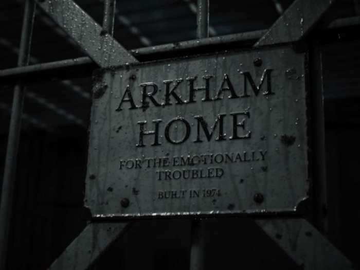 The original "Justice League" end-credits scene is added into the film here and dubs Arkham Asylum not a place for the insane, but one for the "emotionally troubled."