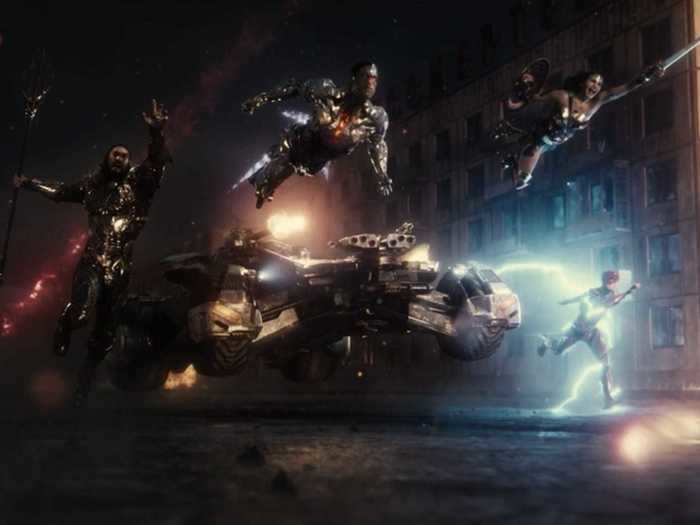 The fight is longer, more brutal, and gives us a great action shot of the heroes.