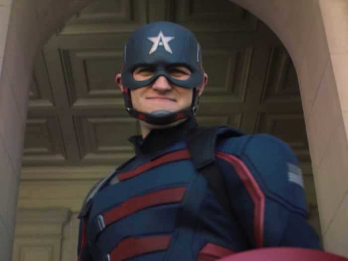 On "TFATWS," Russell portrays John Walker, who becomes the "new Captain America."