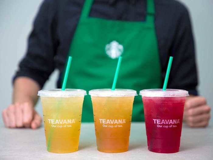 Starbucks acquired the chain Teavana for $620 million in 2012.