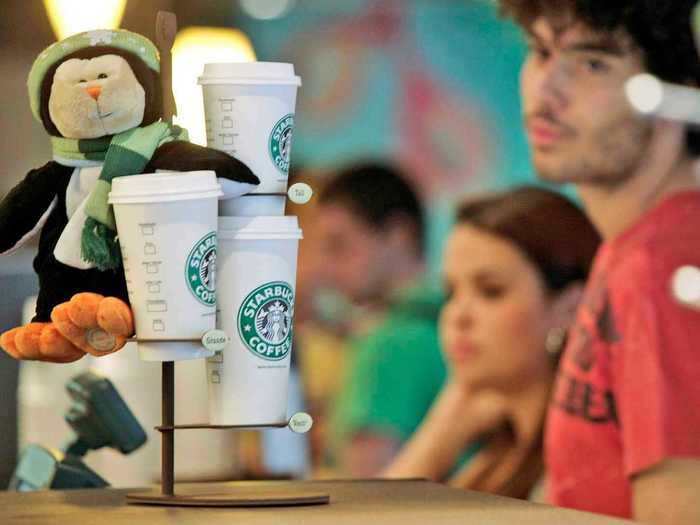 In 1991 as the coffeehouse concept was catching on in the US, Starbucks differentiated itself with tall, grande, and venti sizes.