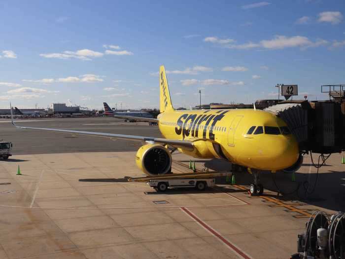 My ride to Boston was a new Spirit Airlines Airbus A320neo that was delivered to the airline just last month.