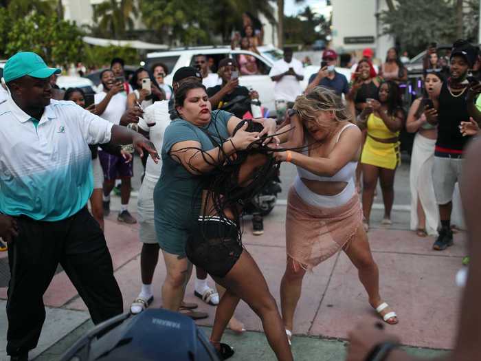 Officials said that spring breakers have damaged restaurants and some have even brawled in the streets.