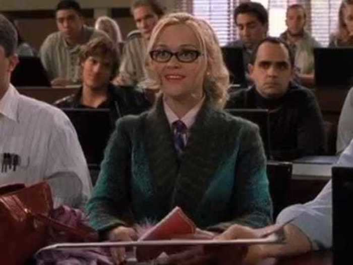 She was Elle Woods in "Legally Blonde" (2001).