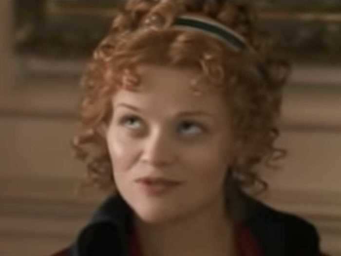 The actress starred in "Vanity Fair" (2004) as Becky Sharp.