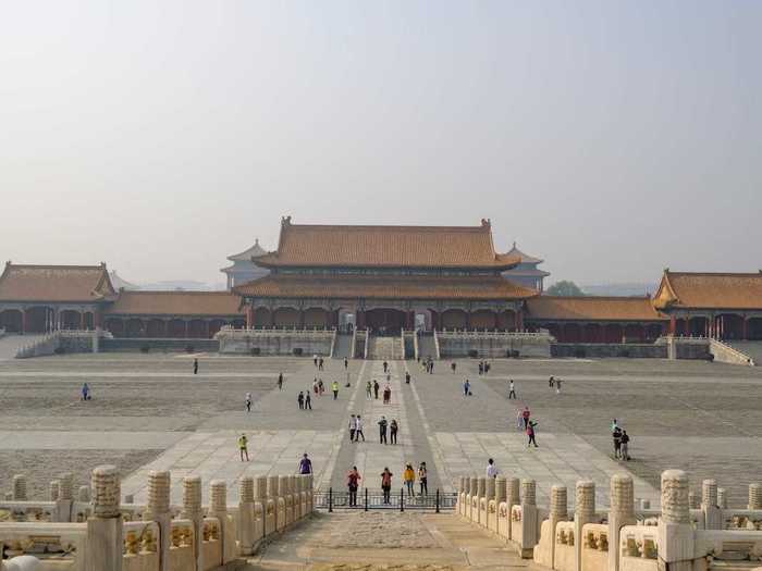 The Forbidden City in Beijing, China, spans 1,600,000 square feet.