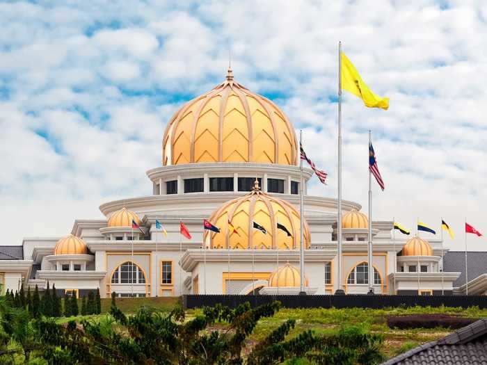 Istana Negara in Kuala Lumpur, Malaysia, is 969,635 square feet.