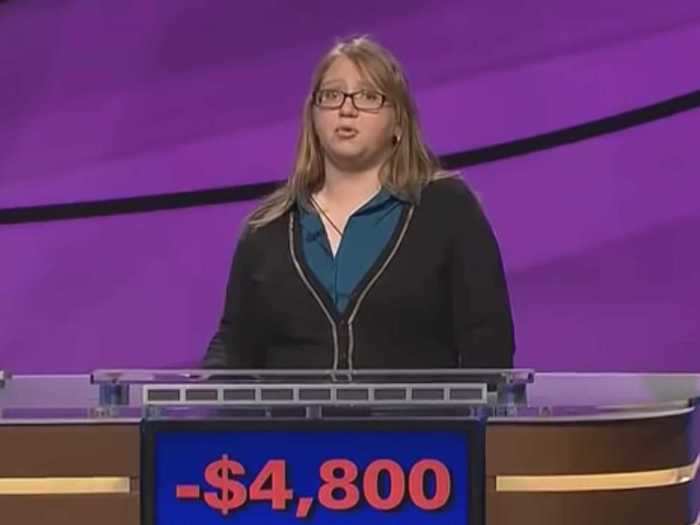 The lowest score in "Jeopardy!" history is $-6,800.