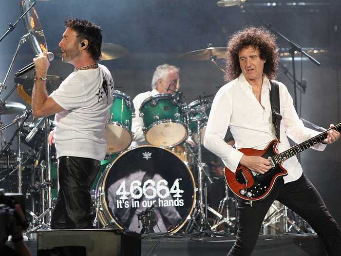 2008: Queen plays Nelson Mandela