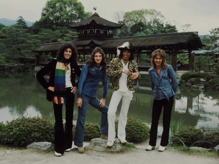 1975: Queen plays Japan for the first time.