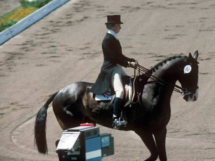 Princess Anne was the first member of her family to become an Olympian.