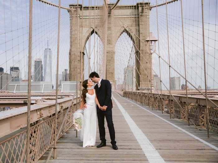 James and Devon tied the knot at sunrise.