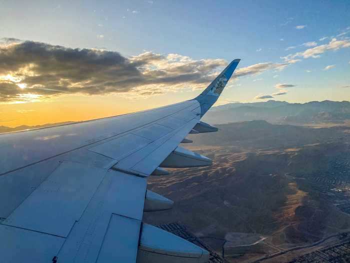 Without the snack and drink service, the flight was really uneventful. Frontier doesn