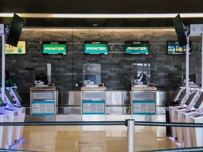 Checking in for the flight was also routine. Las Vegas airport had installed the same set of social distancing infrastructure for every airline in Terminal 3.