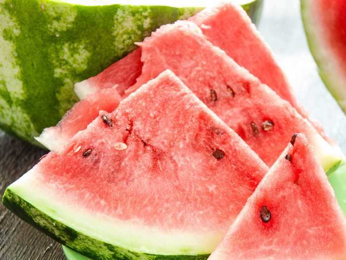 Specially prepared watermelon is safe for dogs.