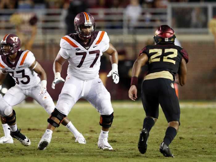 20. Chicago Bears - Christian Darrisaw, OT (Virginia Tech)