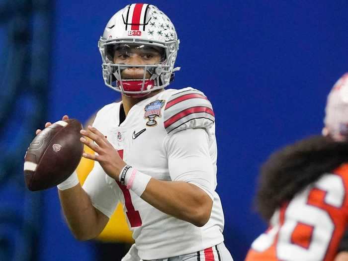 3. Miami Dolphins - trade down to Panthers, who take Justin Fields