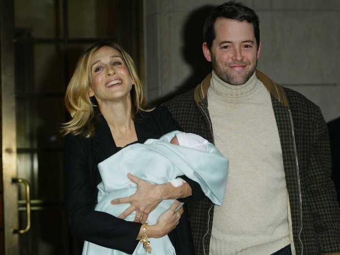 October 28, 2002: After five years of marriage, the couple welcomed their first child, James Wilkie Broderick.