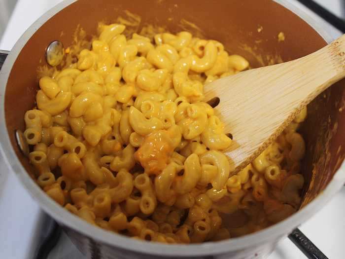 I had never tried chickpea pasta before, so I wasn