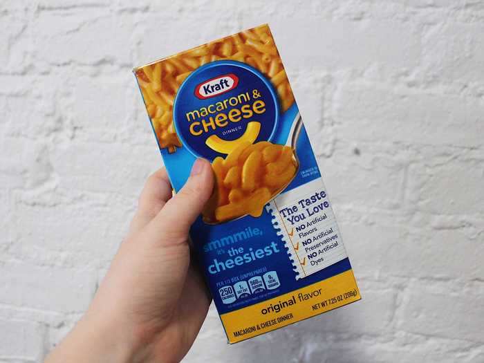 Kraft macaroni and cheese is a classic for a reason.