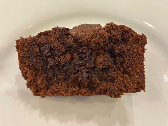 The brownies themselves were delicious - moist and the perfect amount of fudgy ... but after 45 minutes, I didn