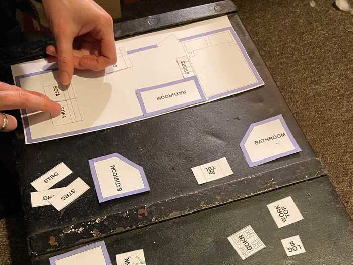 The pair drew out elements they wanted to include and then made a 3D model on a computer to test it out.