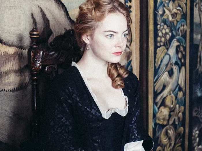 Stone played a leading character in the historical dramedy "The Favourite" (2018).