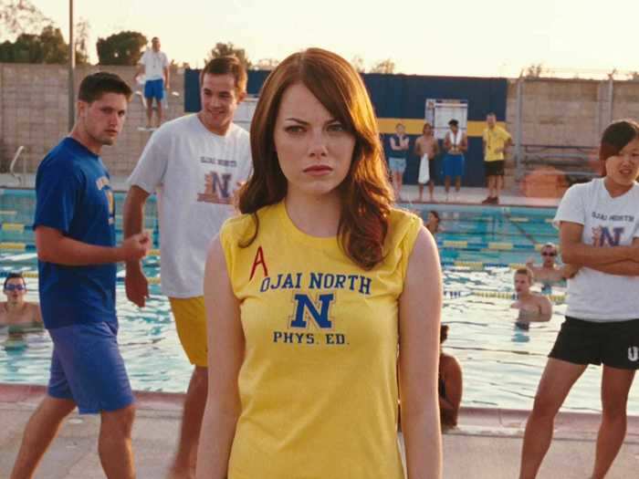 Stone played an outcast teen in "Easy A" (2010).