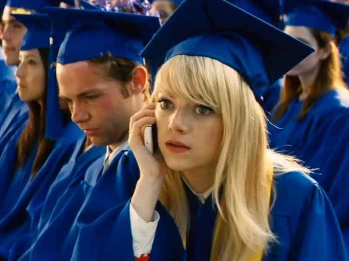 Stone reprised her role in "The Amazing Spider-Man 2" (2014).