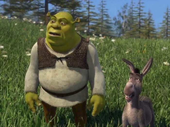 Murphy voices Donkey and helps Shrek fight off a devious Fairy Godmother in "Shrek 2."