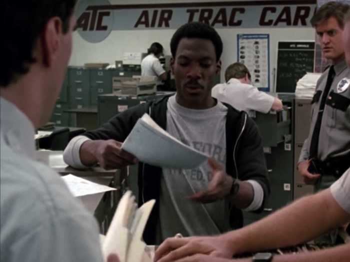 In "Beverly Hills Cop," Murphy plays a Detroit police officer who travels to LA to avenge the death of his best friend.