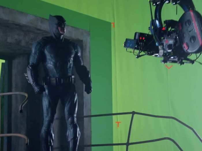 Batfleck looks a bit different without the cape.