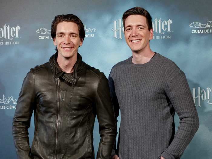 Oliver and James Phelps, who played the Weasley twins in all the films, are too much of a unit to separate.